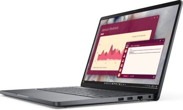 Laptop Dell Pro 14 PC14250 / 14" FHD / i5-120U / 16GB / 512GB SSD / Windows 11 Pro / Czarny (9G84H)