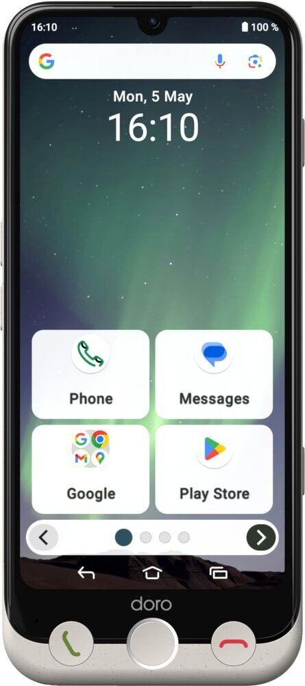 15410925_2_f Smartfon Doro Doro Aurora A30 WCS graphit (mit Wireless Charger)