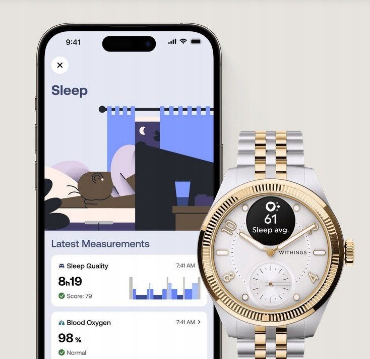 Smartwatch Withings HWA10 Srebrny (HWA10-model 11-All-Int)