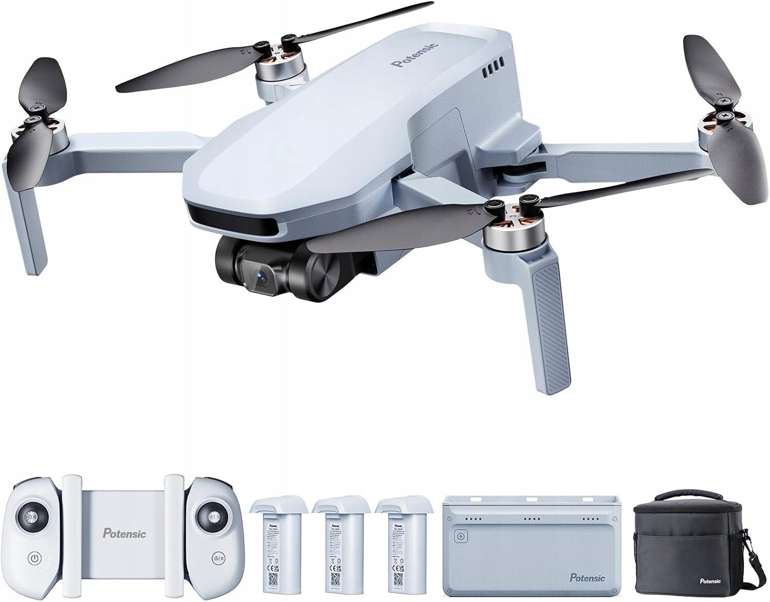15417153_0_f Dron Potensic ATOM SE Fly More Combo dron z kamerą 4K GPS 3 akumulatory 93 min pracy