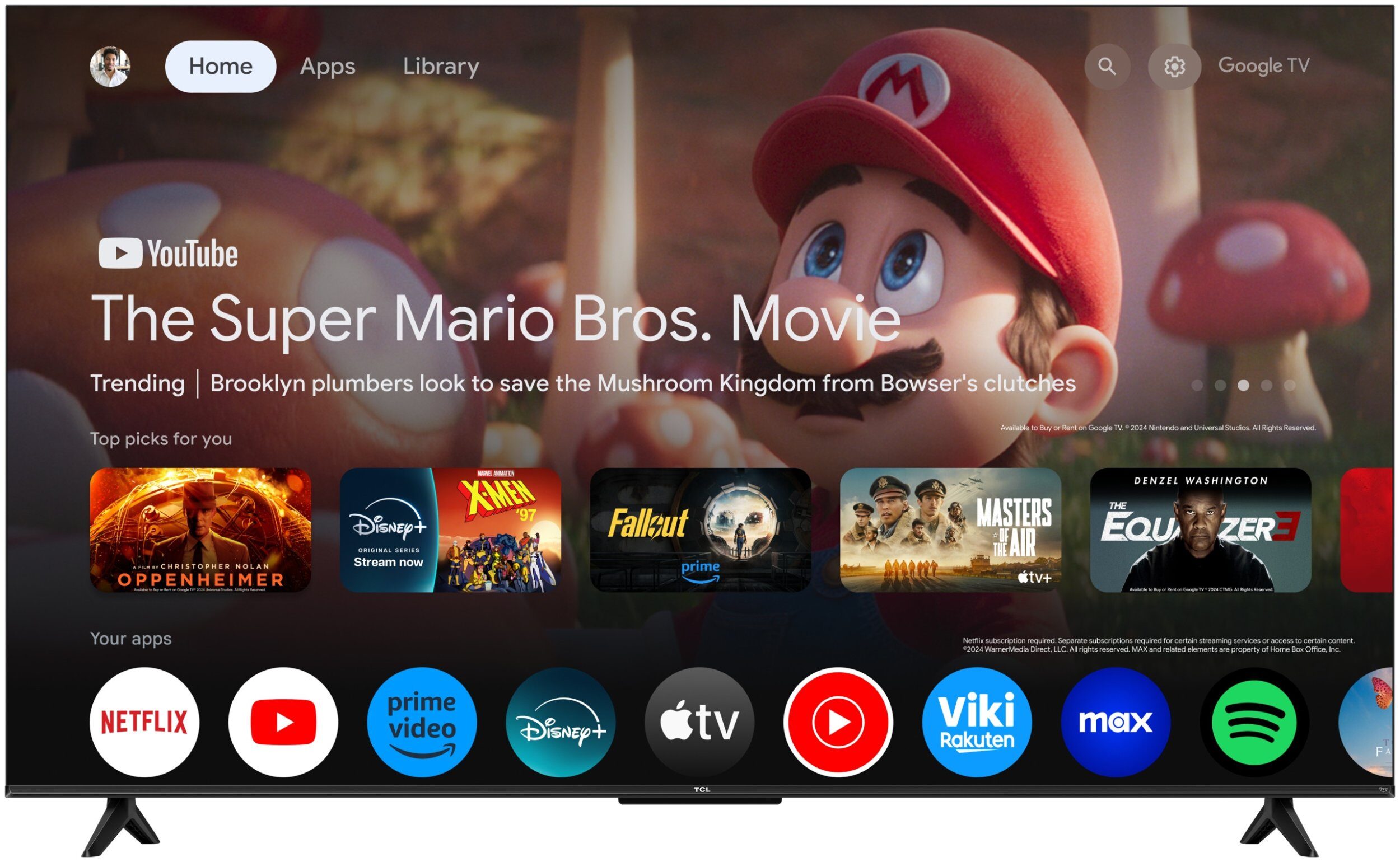 15445099_4_f Telewizor TCL 55T69C QLED 55'' 4K Ultra HD Google TV