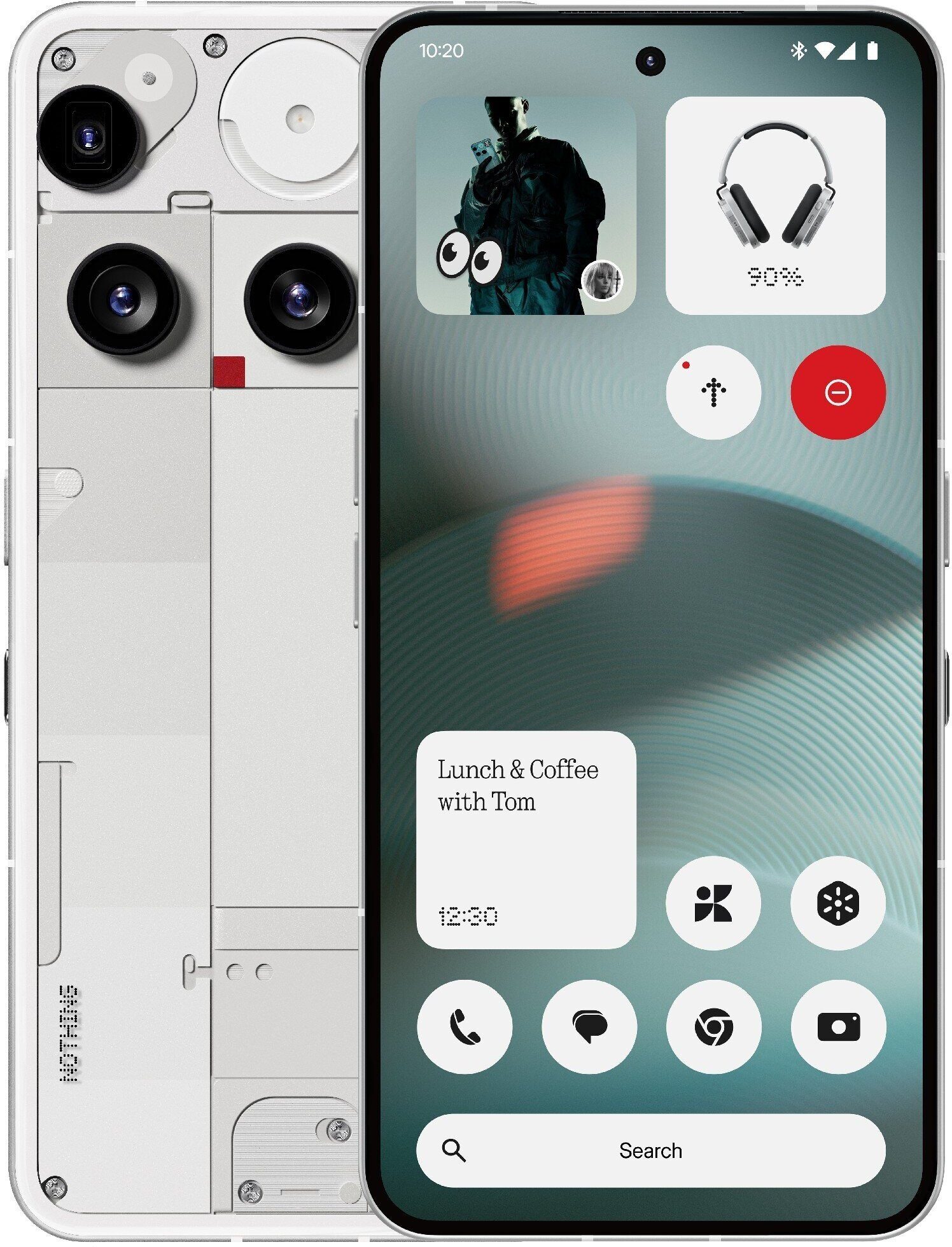 Smartfon Nothing Phone (3) 5G 12/256GB Biały (A10000023)