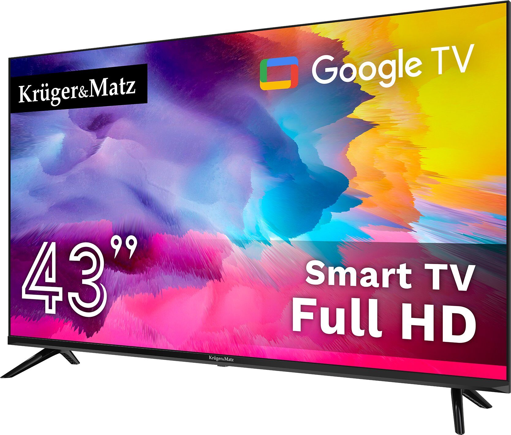 15447871_0_f Telewizor Kruger&Matz Telewizor Kruger&Matz 43" FHD Google TV, DVB-T2/S2/T/C H.265 HEVC