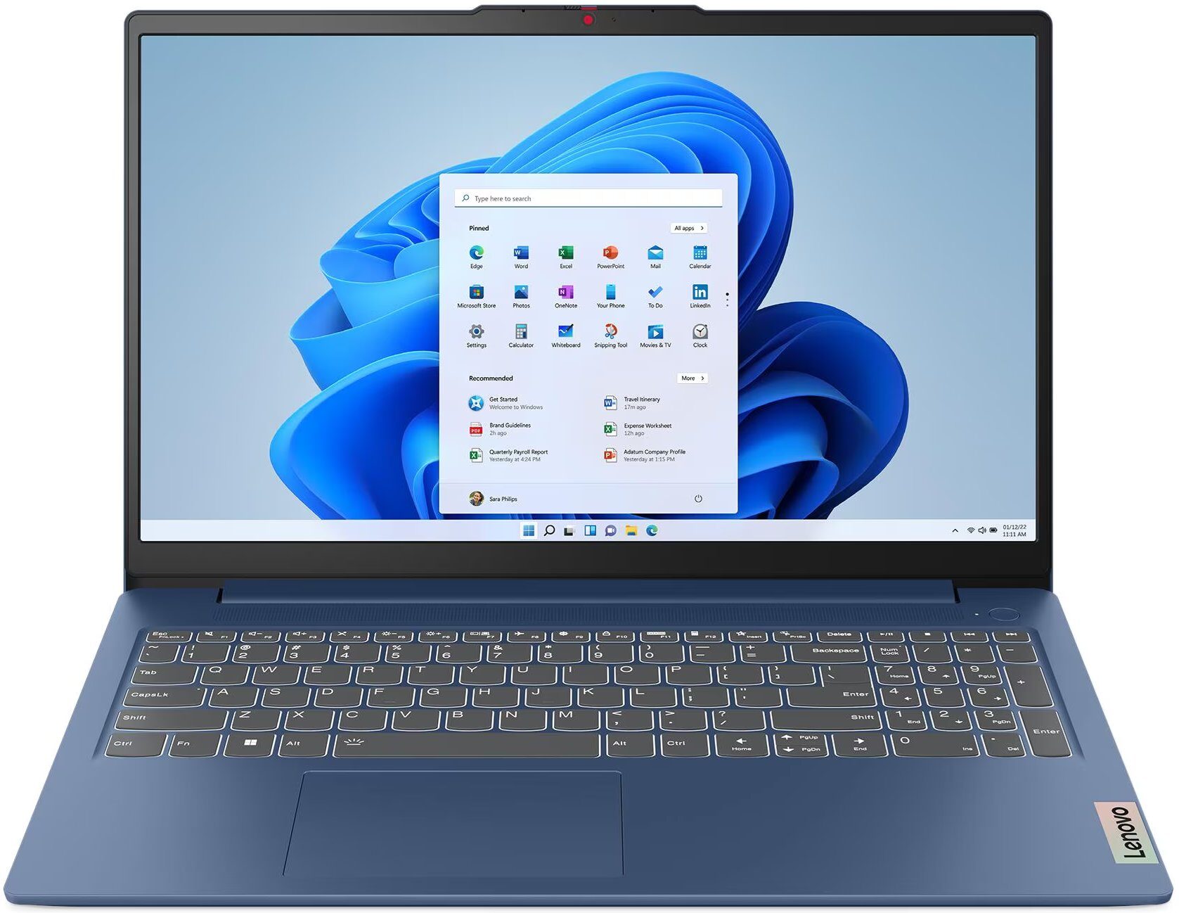 15454011_2_f Laptop Lenovo IdeaPad Slim 3 15IRU8 i3-1315U / 8 GB / 512 GB / W11 (82X700GRPB)