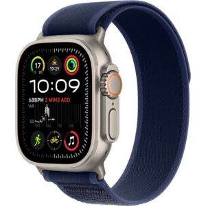 15495333_0_f Smartwatch Apple Watch Ultra 2 GPS + Cellular 49mm Titanium Case Trail Loop S/M Niebieski (MX4J3EL/A)