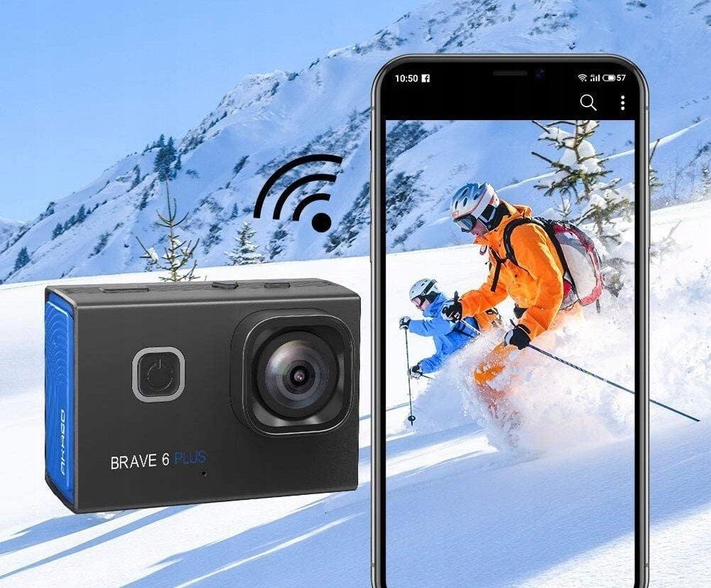Kamera AKASO AKASO Brave 6 Plus kamera sportowa 4K30FPS 20MP WiFi ekran dotykowy 4XZoom