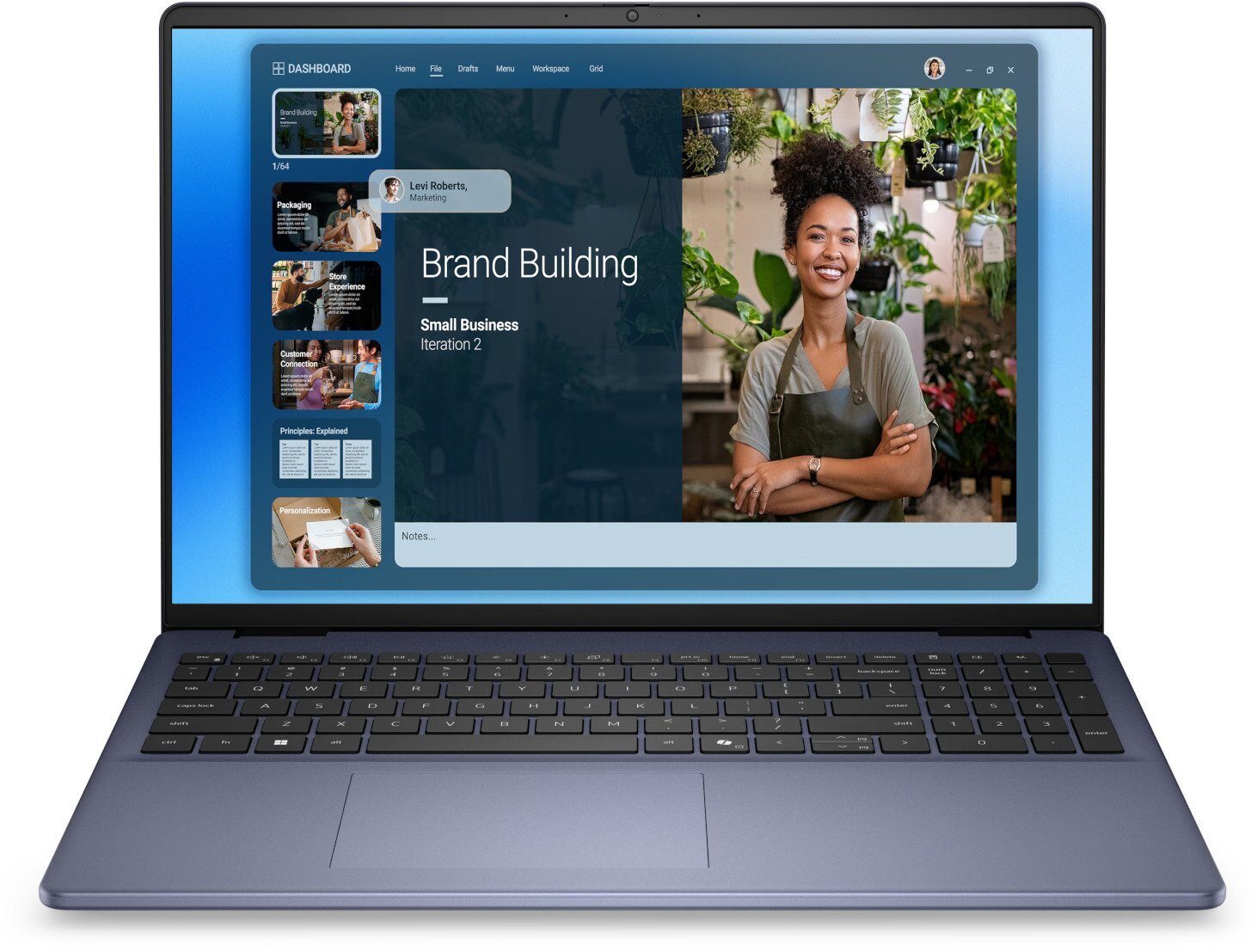 15515002_1_f Laptop Dell 16 DC16251 Core 7 150U / 16 GB / 1 TB / MX570A / W11 Pro (DC16251_RPLU-R_002)