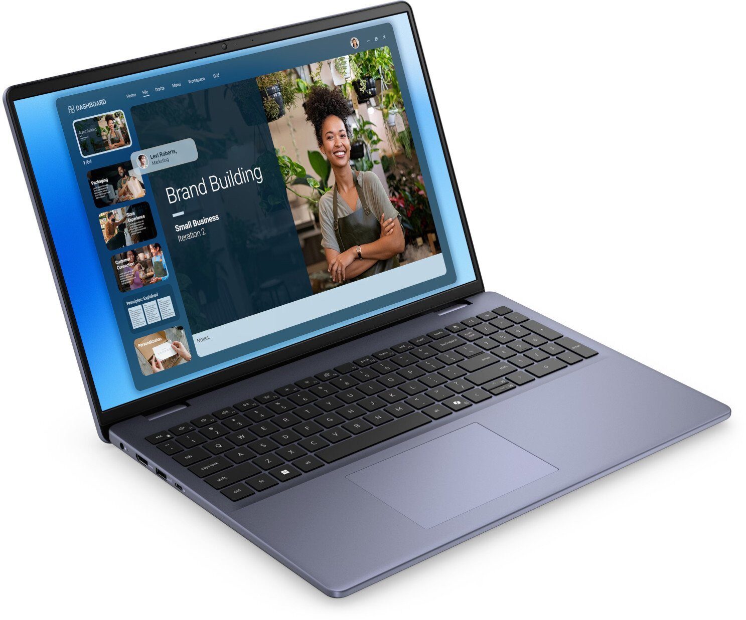15515002_2_f Laptop Dell 16 DC16251 Core 7 150U / 16 GB / 1 TB / MX570A / W11 Pro (DC16251_RPLU-R_002)