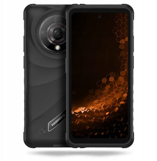 Smartfon Hammer HAMMER Hammer Iron 6 (Black) DS 6.56" IPS TFT 720x1612/2GHz/256GB/6GB RAM/Android 14/microSDXC/WiFi,BT,5G
