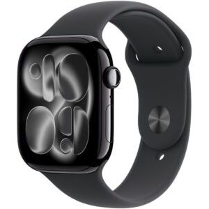 Smartwatch Apple Watch 11 GPS + Cellular 42mm Jet Black Alu Sport Band S/M Czarny (MF834MP-A)