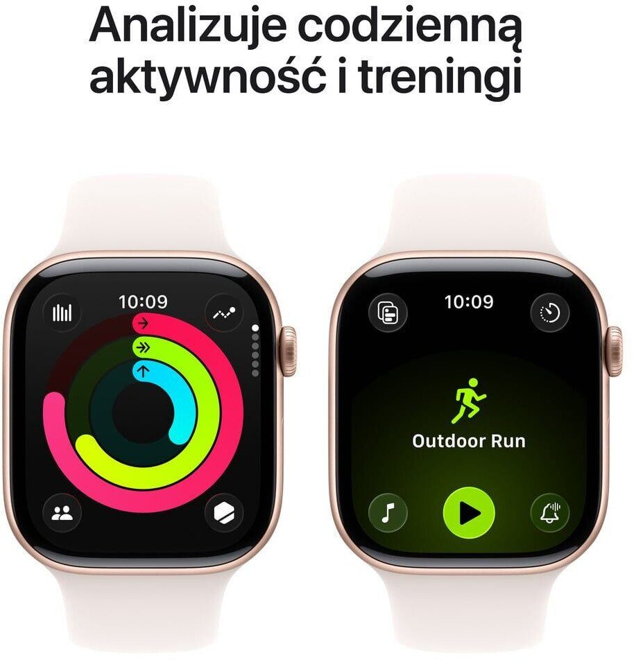 Smartwatch Apple Watch 11 GPS + Cellular 42mm Rose Gold Alu Sport Band S/M Różowy (MF8E4MP-A)
