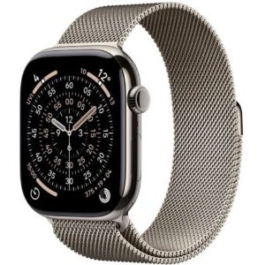 Smartwatch Apple Watch 11 GPS + Cellular 42mm Natural Titanium Milanese Loop Szary (MF8P4ZR/A)