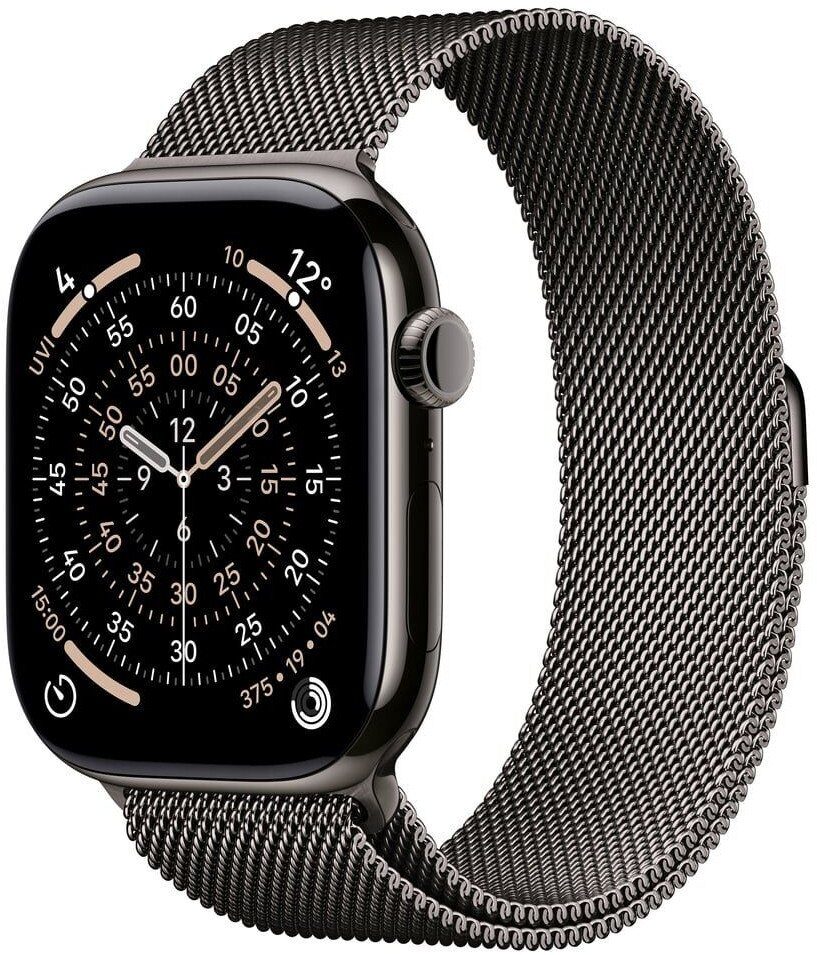 15519965_0_f Smartwatch Apple Watch 11 GPS + Cellular 46mm Slate Titanium Milanese Loop M/L Grafitowy (MFD44ZR/A)