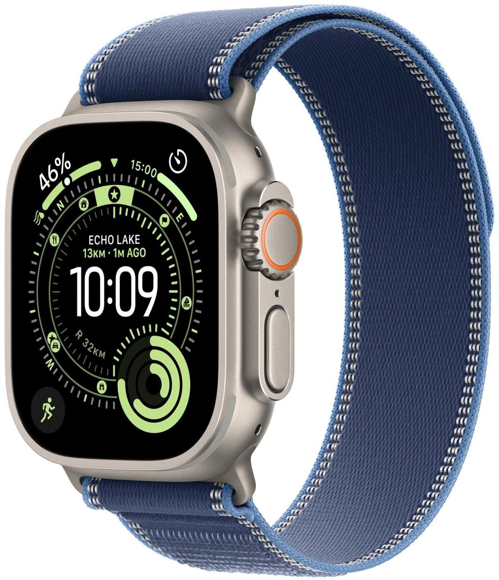 15533010_1_f Smartwatch Apple Watch Ultra 3 GPS + Cellular 49mm Titanium / Trail Loop M/L Niebieski (MEWU4QP/A)