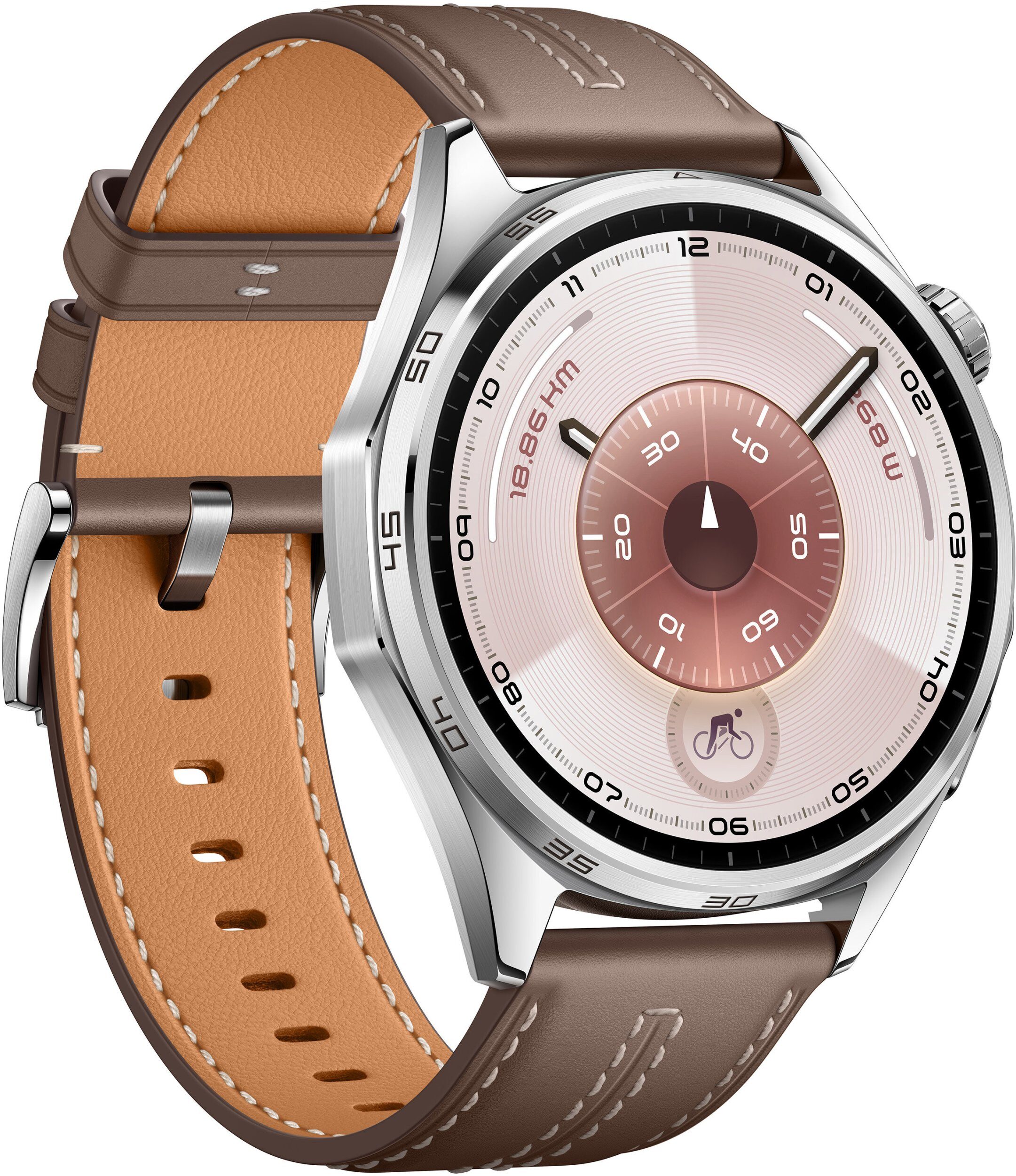 15533025_8_f Smartwatch Huawei Watch GT6 46mm Classic Brązowy (Atum-B19L)