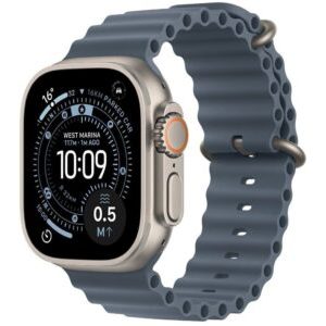 15535618_1_f Smartwatch Apple Watch Ultra 3 GPS + Cellular 49mm Titanium / Ocean Band Niebieski (MEWH4ET/A)