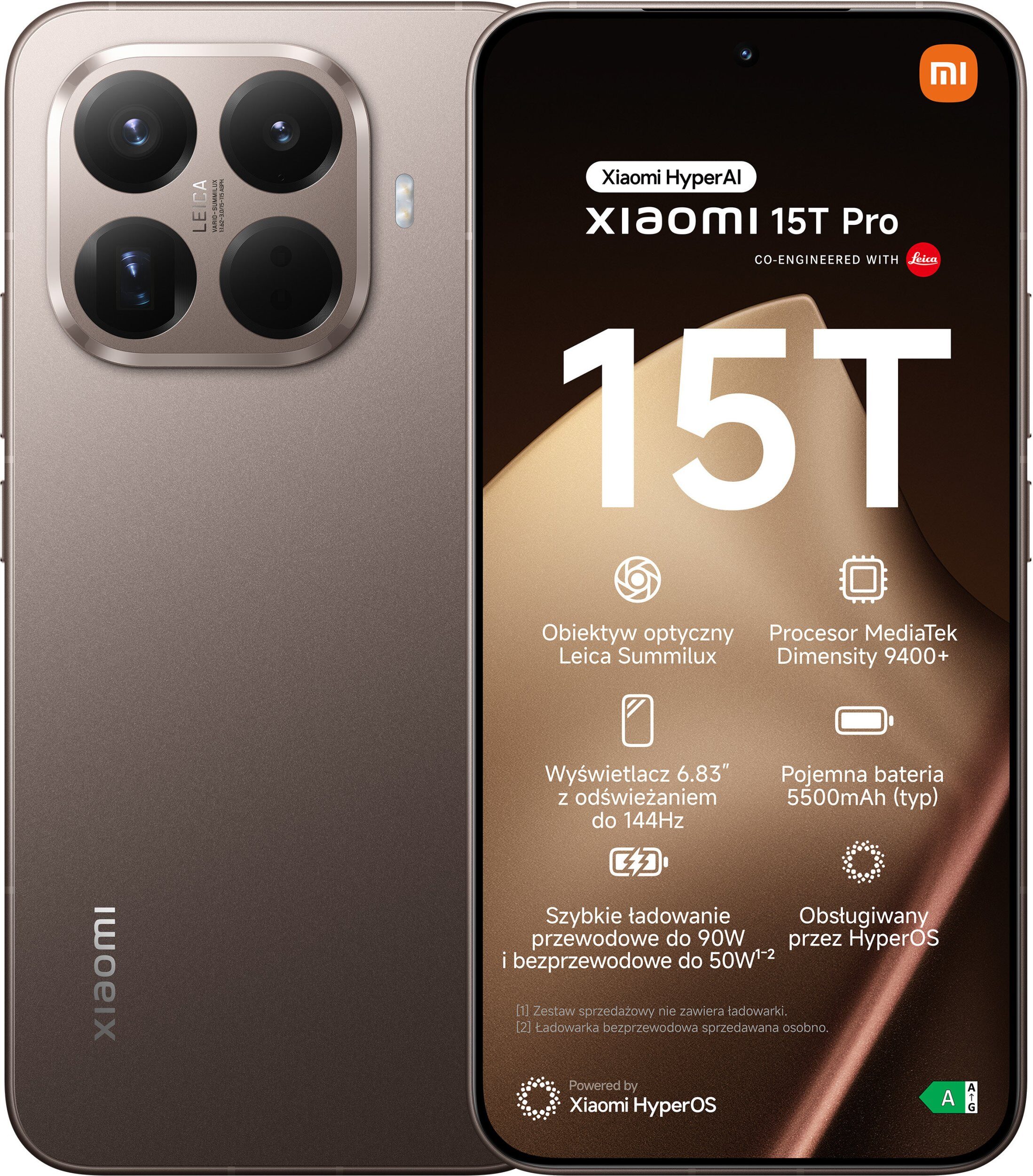 15536067_6_f Smartfon Xiaomi 15T Pro 5G 12/512GB Złoty (68001)
