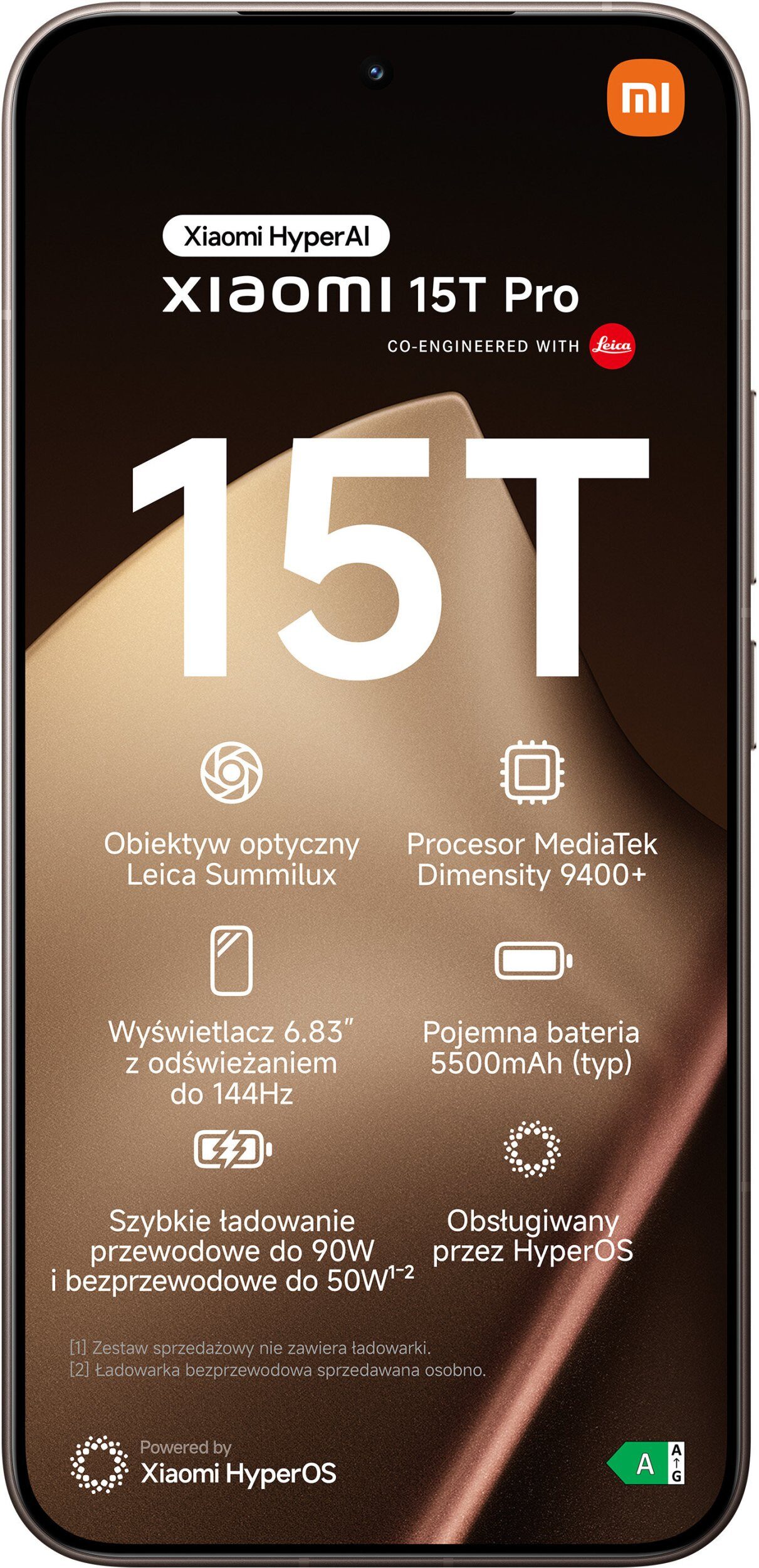 15536067_7_f Smartfon Xiaomi 15T Pro 5G 12/512GB Złoty (68001)