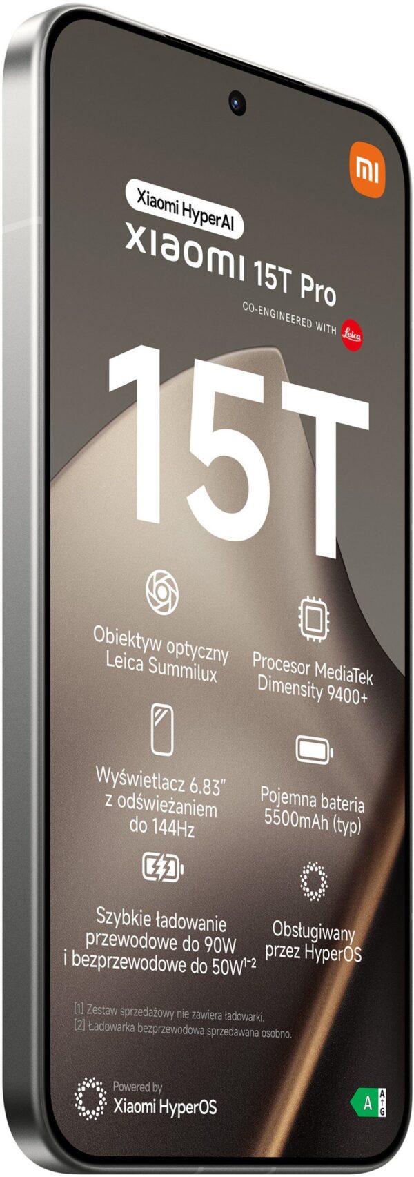 15536804_10_f Smartfon Xiaomi 15T Pro 5G 12/512GB Szary (68026)