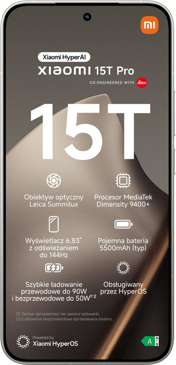 15536804_8_f Smartfon Xiaomi 15T Pro 5G 12/512GB Szary (68026)