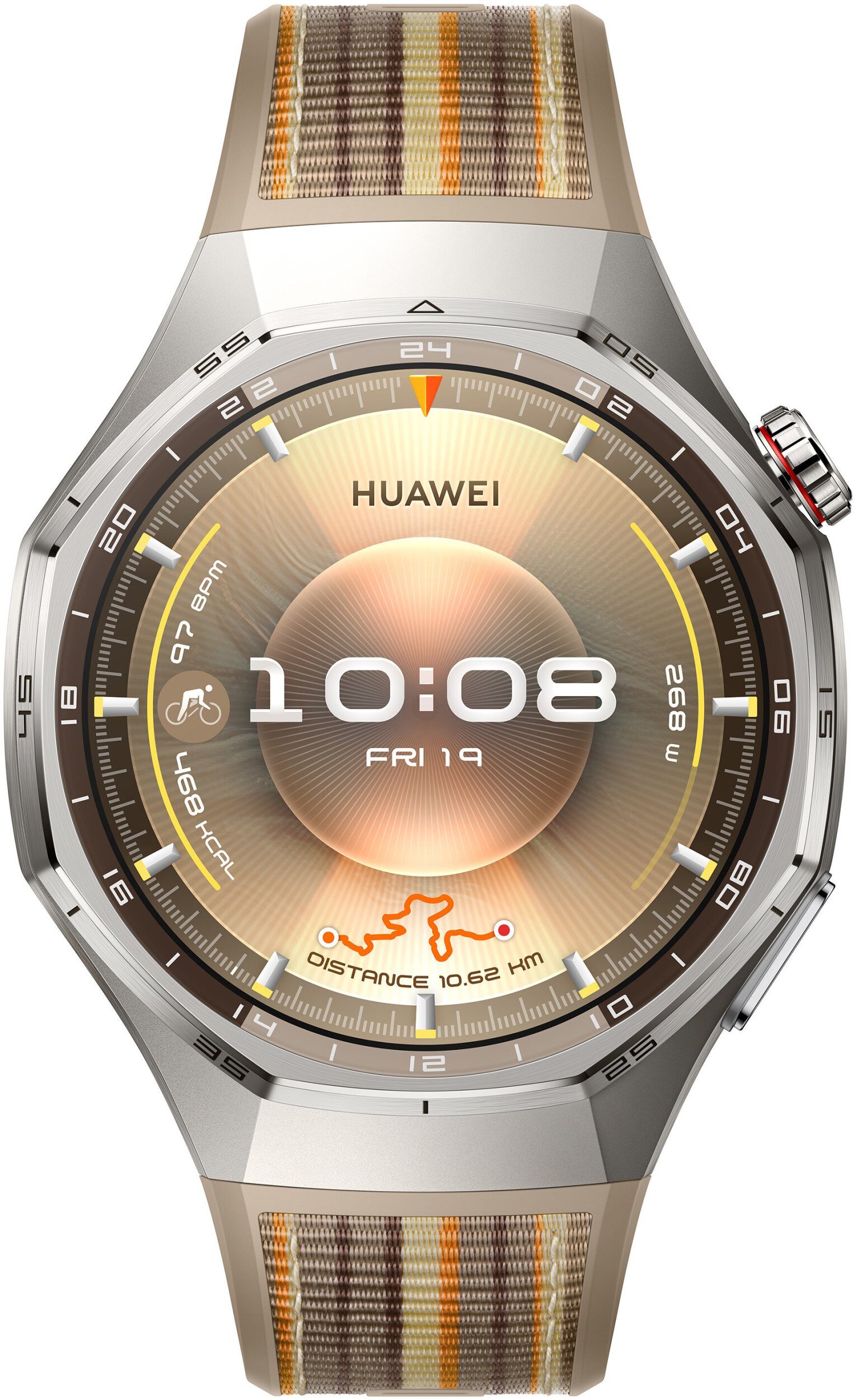 15539192_2_f Smartwatch Huawei Watch GT6 Pro 46mm Safari Brązowy (55020FTS)