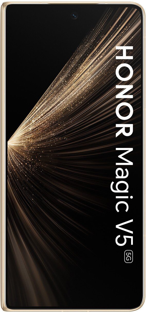 Smartfon Huawei HONOR Magic V5 5G (MBH-N49) AI Handy, Sim Free, 512GB Speicher 16GB RAM, Dual SIM, Android 15, Klappbildschirm Smartphone - Dawn Gold (5109BUHJ)