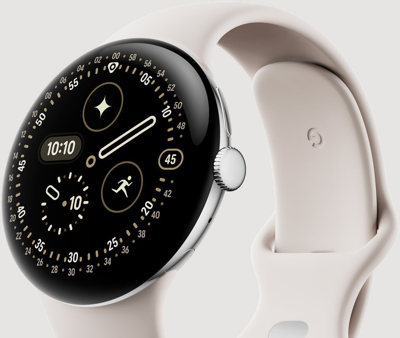 Smartwatch Google Pixel Watch 4 45MM WiFi Silver/Porcelain
