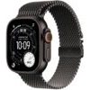 15542380_1_f Smartwatch Apple Watch Ultra 3 GPS + Cellular 49mm Black Titanium / Titanium Milanese Loop M Czarny (MF1Q4ET/A)