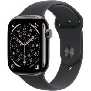 15542904_0_f Smartwatch Apple Watch 11 GPS + Cellular 46mm Slate Titanium Sport Band M/L Czarny (MFD24ZR/A)