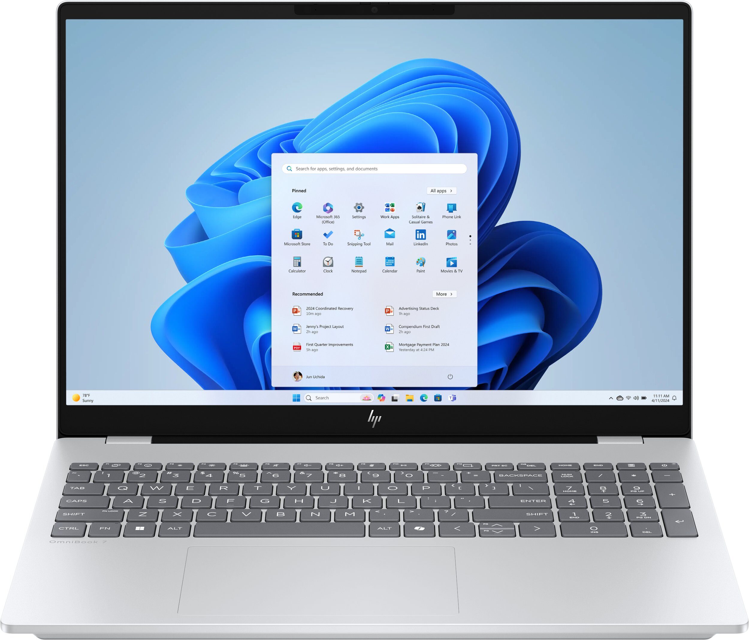 15545514_0_f Laptop HP OmniBook 7 16-az0220nw / 16" 2K / Core 7 240H / 16GB / 512GB / Windows 11 Home (C3BX7EA)