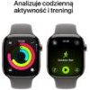 Smartwatch Apple Watch 11 GPS + Cellular 42mm Natural Titanium Sport Band S/M Grafitowy (MF8M4ZR/A)