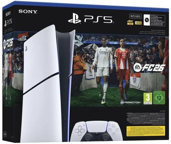 Sony PlayStation 5 E Chassis Slim Digital + EA FC26