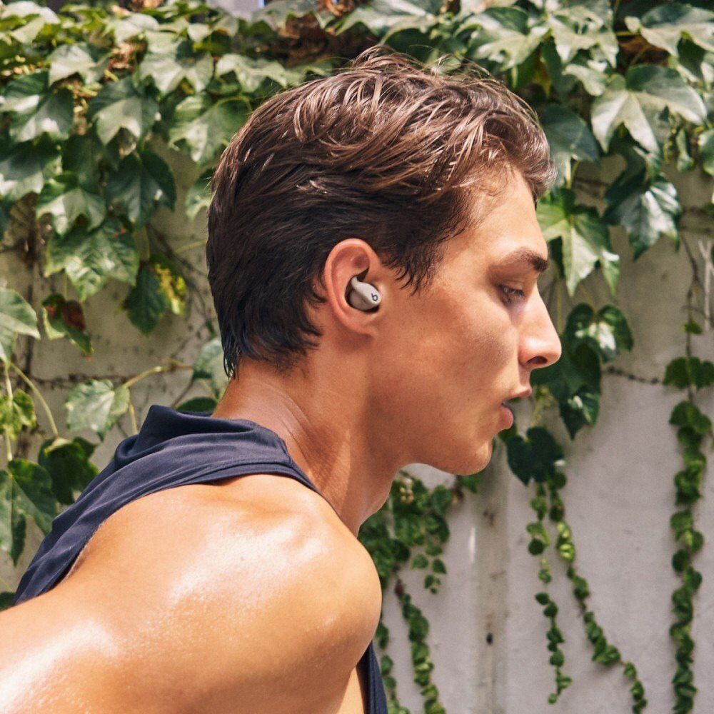 Słuchawki Apple Powerbeats Fit szare (ME2K4EE/A)
