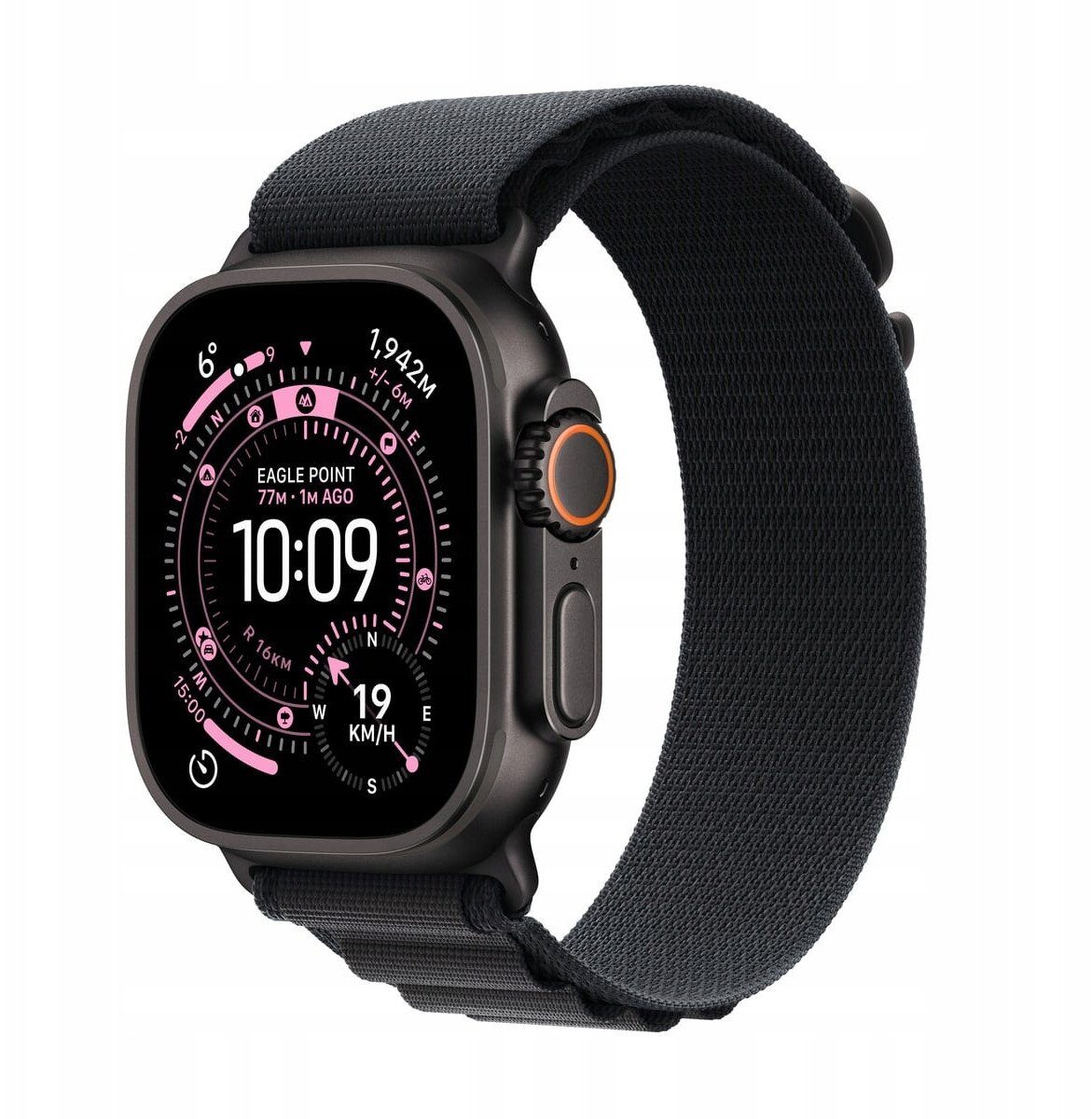 15592182_0_f Smartwatch Apple Watch Ultra 3 GPS + Cellular 49mm Black Titanium / Alpine Loop L Czarny (MF0X4QP/A)