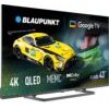 Telewizor Blaupunkt telewizor Smart TV Google TV UHD Q-LED 43" czarny 43QBG6000S