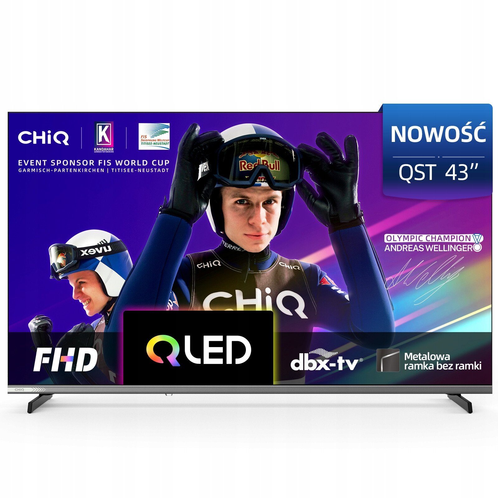 15601507_0_f Telewizor CHiQ CHiQ L43QST TV 43", FHD, QLED, ultratenká, Android14, Dolby Audio, Frameless