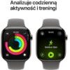 Smartwatch Apple Watch 11 GPS + Cellular 42mm Natural Titanium Sport Band S/M Grafitowy (MF8M4MP/A)