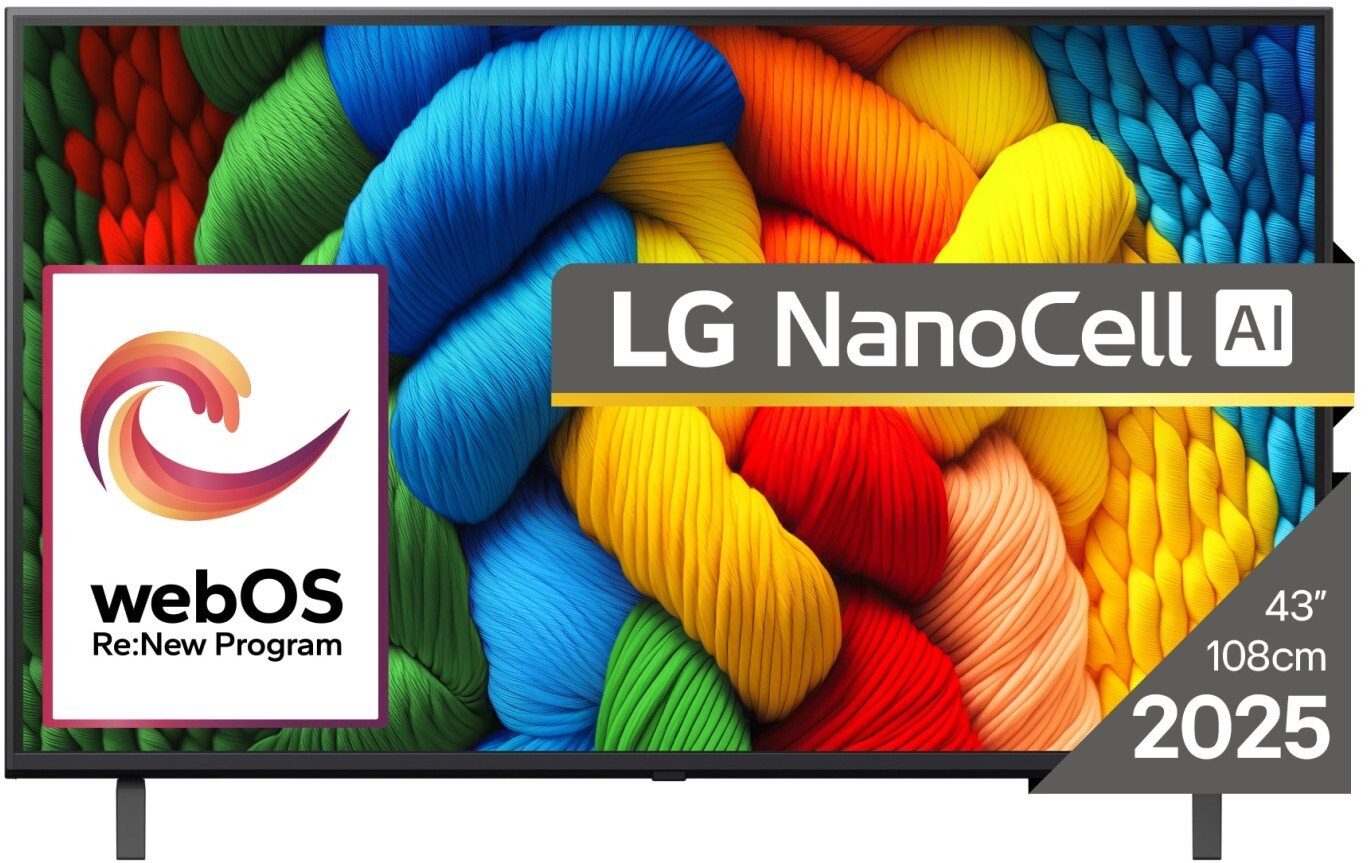 Telewizor LG TV SET LCD 43" 4K/43NANO80A3B
