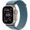 15619267_0_f Smartwatch Apple Watch Ultra 3 GPS + Cellular 49mm Natural Titanium / Alpine Loop S Niebieski (MEWK4QF/A)