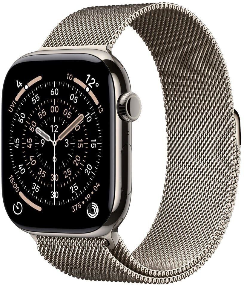 15628247_1_f Smartwatch Apple Watch Series 11 OLED 46 mm Cyfrowy 416 x 496 px Ekran dotykowy 5G Tytan Wi-Fi GPS