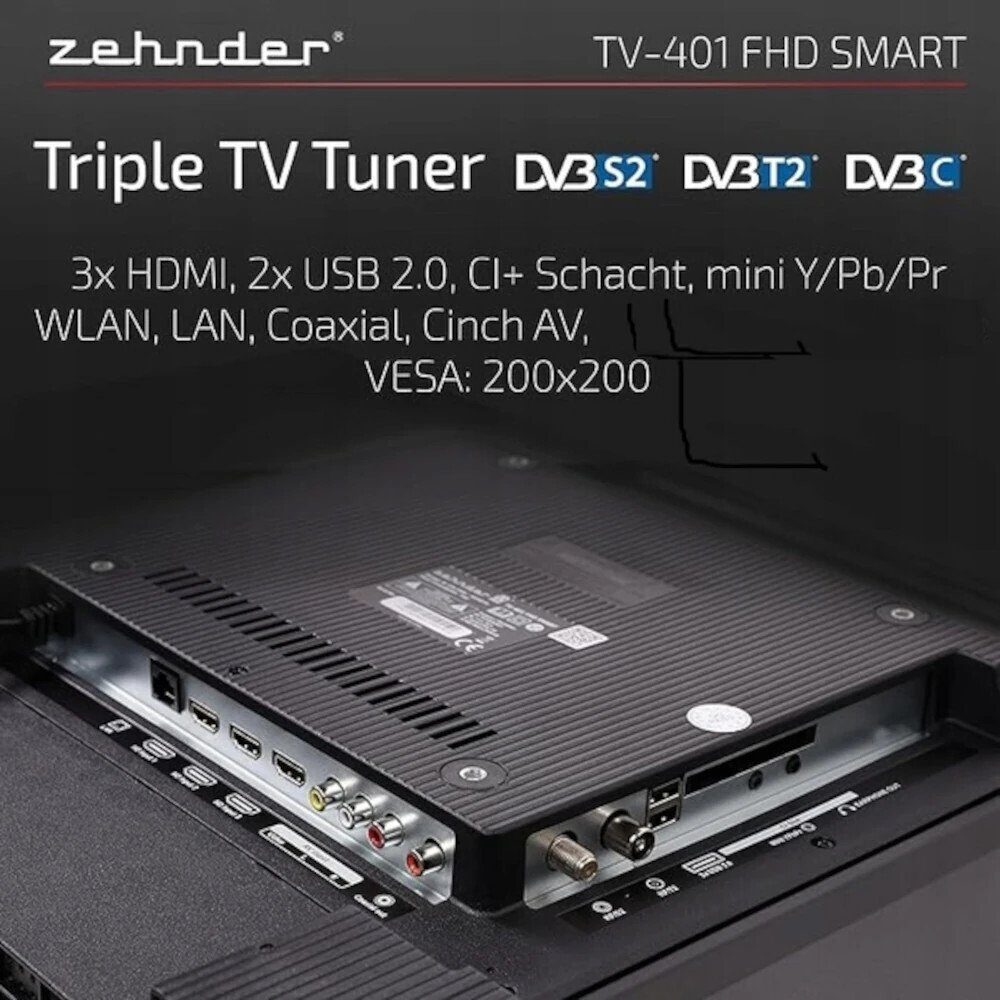 15635193_3_f Telewizor Zehnder Telewizor 40" TV-401 Smart Android FHD