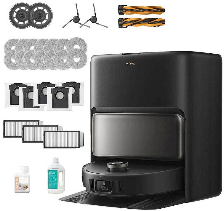 15651696_2_f Robot sprzątający Mova Tech V50 Ultra Complete Worki na kurz Czarny