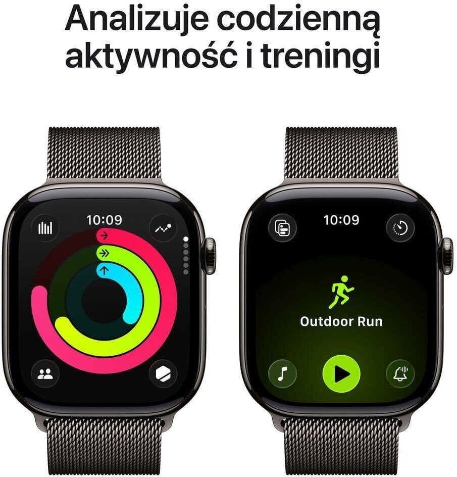15659385_4_f Smartwatch Apple Watch 11 GPS + Cellular 46mm Slate Titanium Milanese Loop S/M Grafitowy (MFD34MP/A)