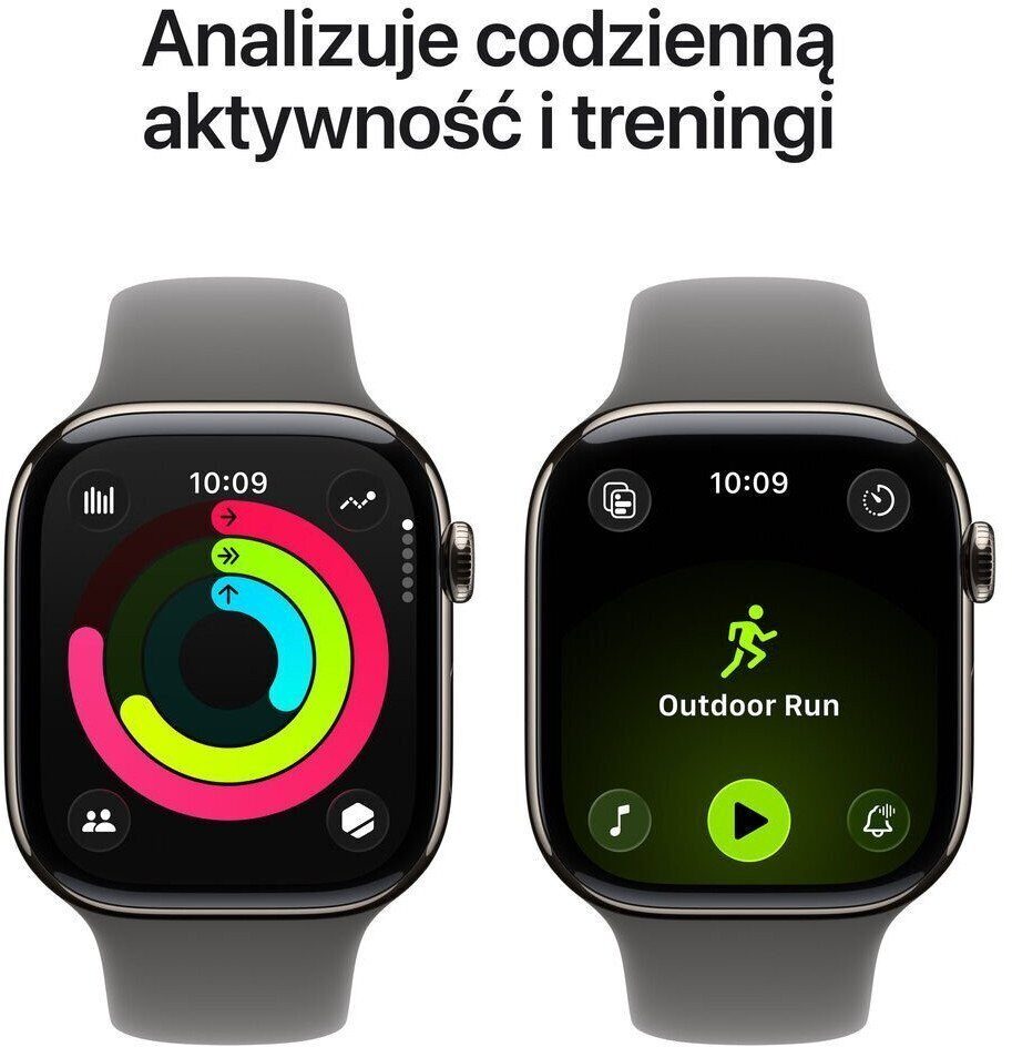 15665810_4_f Smartwatch Apple Watch 11 GPS + Cellular 46mm Natural Titanium Sport Band M/L Grafitowy (MFCX4MP/A)