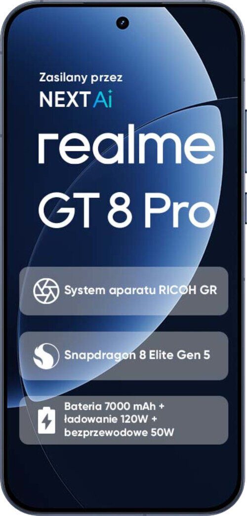15683624_2_f Smartfon Realme GT 8 Pro 5G 12/256GB Niebieski (631002004350)