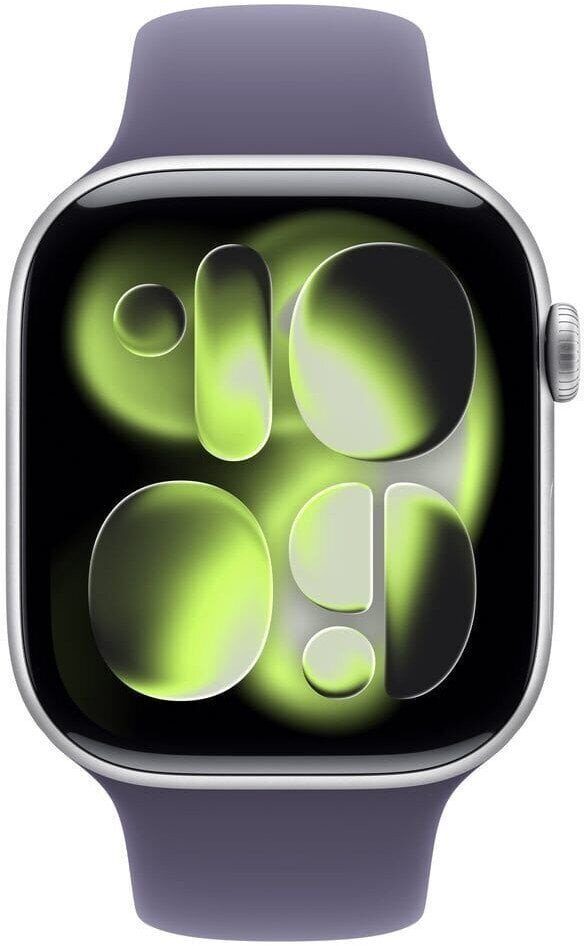 Smartwatch Apple Watch 11 GPS + Cellular 42mm Silver Alu Sport Band M/L Fioletowy (MF8J4ET/A)