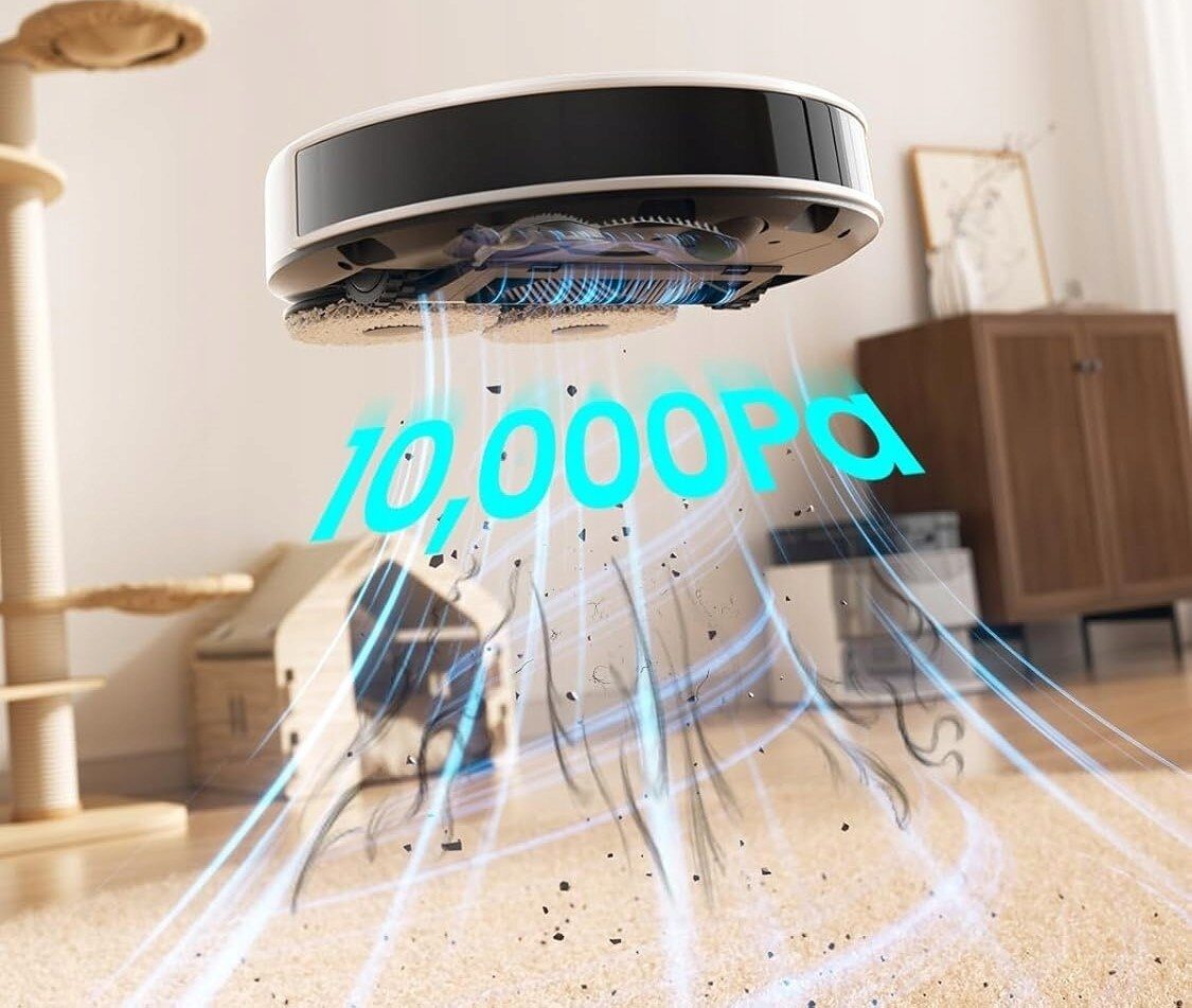 15699144_2_f Robot sprzątający LeFant Robot sprzątający ze stacją 220min pracy mop 200 obr/min