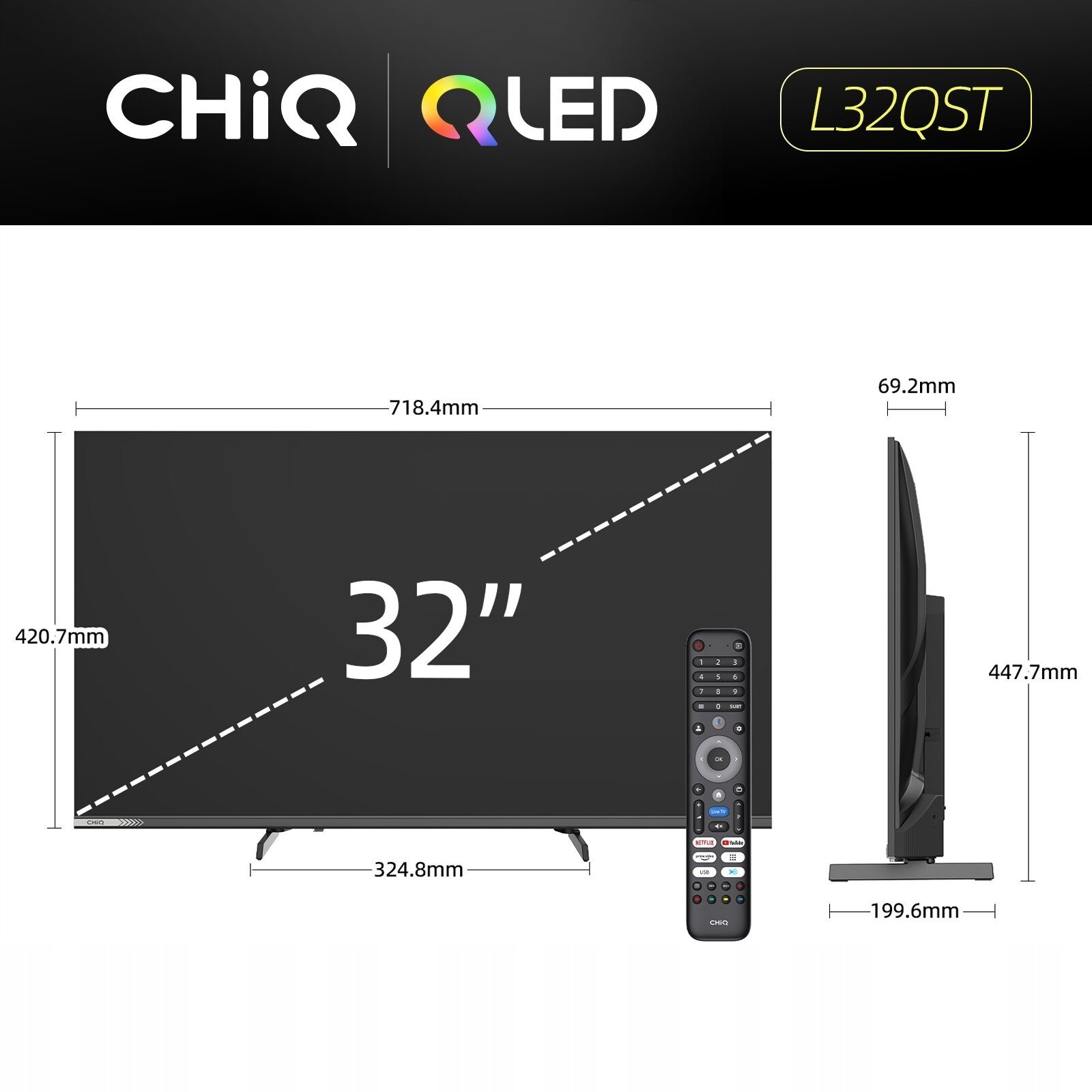 15726633_0_f Telewizor CHiQ L32QST TV 32", QLED, Full HD, Google TV, Frameless, Dolby Audio, dbx-tv, HDR 10