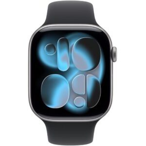15738644_1_f Smartwatch Apple Watch 11 GPS 42mm Space Grey Alu Sport Band M/L Czarny (MEQX4WF/A)