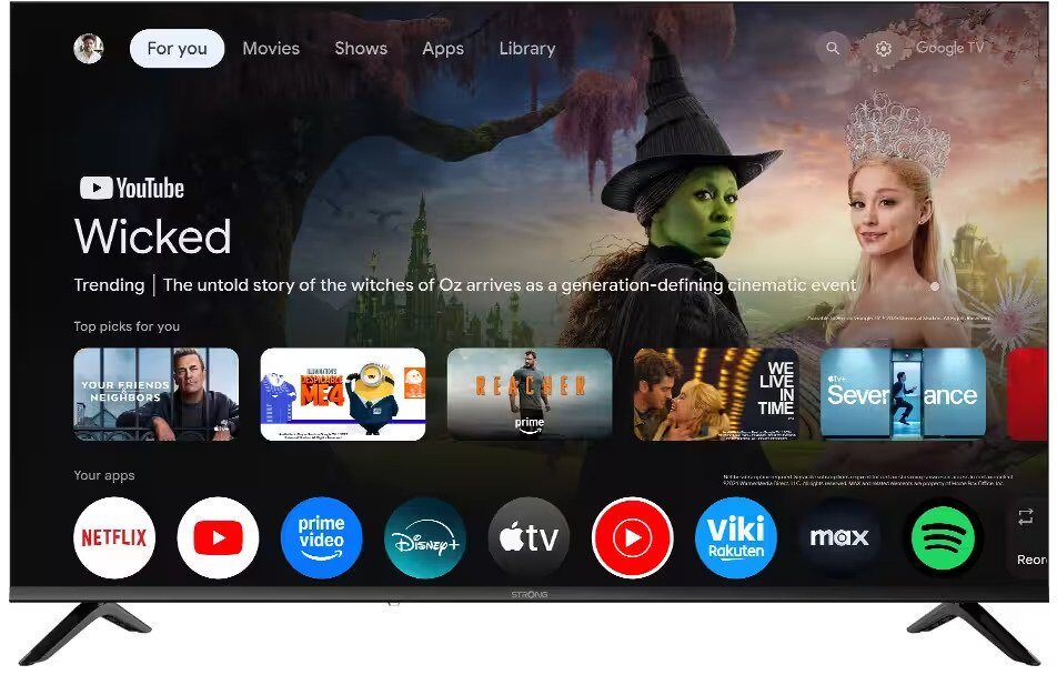 15744188_0_f Telewizor Strong Strong SRT55UH7773 Telewizor 139,7 cm (55") 4K Ultra HD Smart TV Wi-Fi Czarny 250 cd/m²